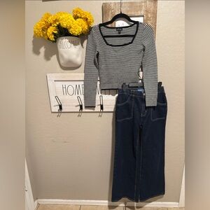 Girls outfit long sleeve and jeans